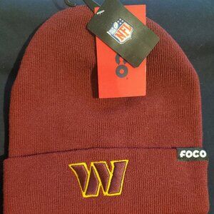 FOCO Washington Commanders Winter Hat
